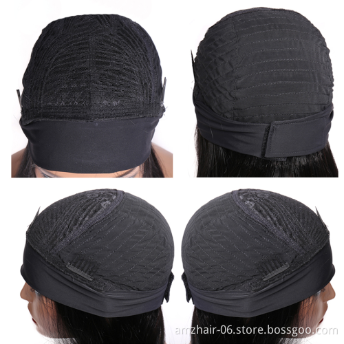 Cheap Virgin Brazilian Cuticle Aligned Natural Remy Human Hair Headband Wig 180% Density Glueless None Lace Wig For Black Women